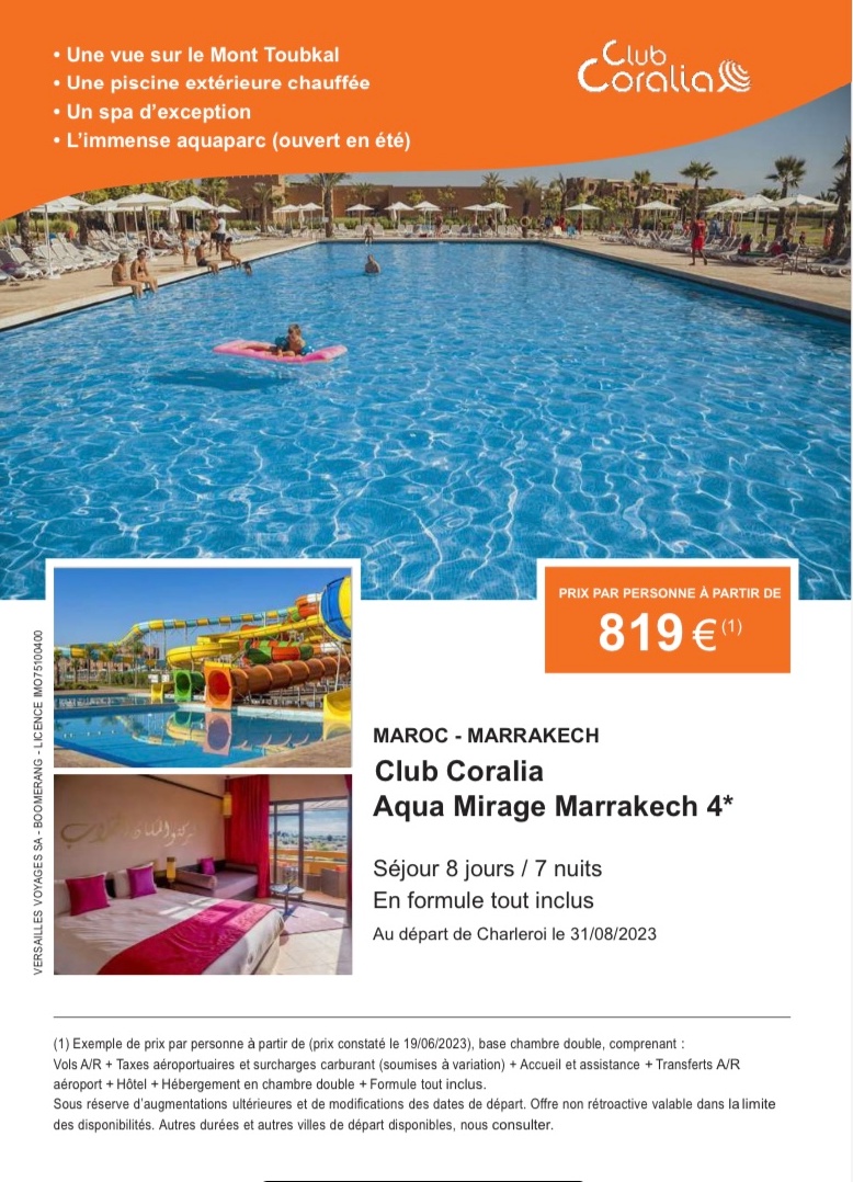 Club Coralia Aquamirage Marrakech 819